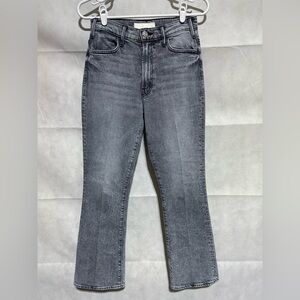Mother Superior Women’s Sz 25 The Hustler Ankle Gray Jeans Drawing a Blank $238